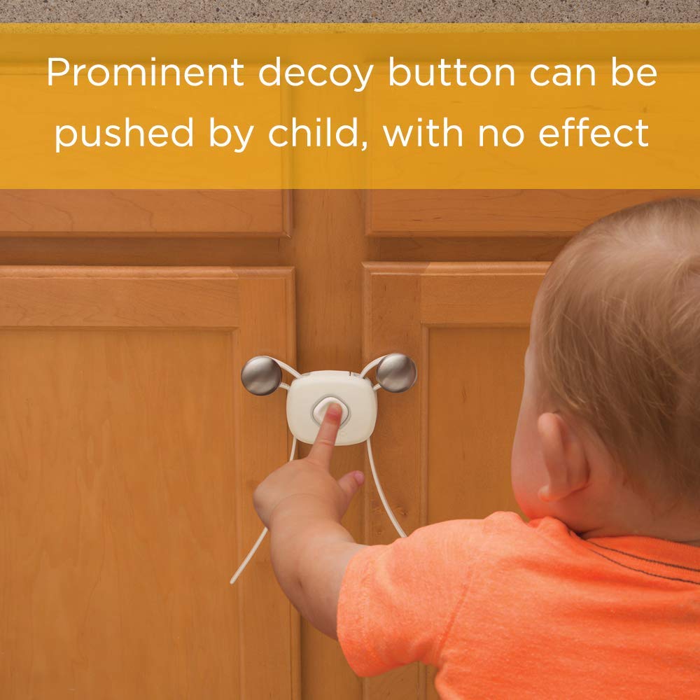 OutSmart Flex Lock fits cabinet knobs and handle pulls for versatile mounting