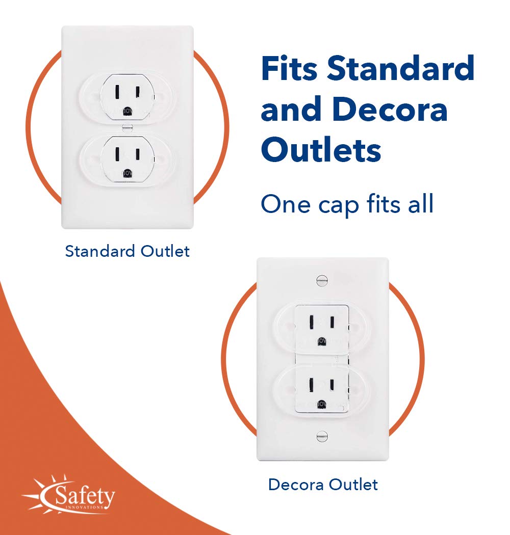 Safety Innovations Anti-Inset Design blends with decor while protecting outlets.