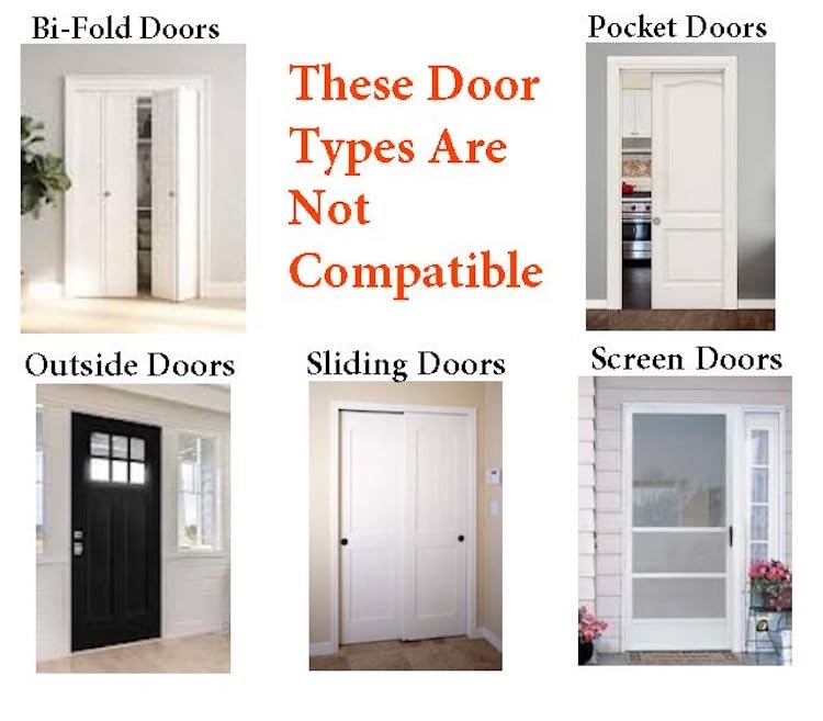 Safety Innovations door top lock fits 1 3/8-inch interior doors securely.