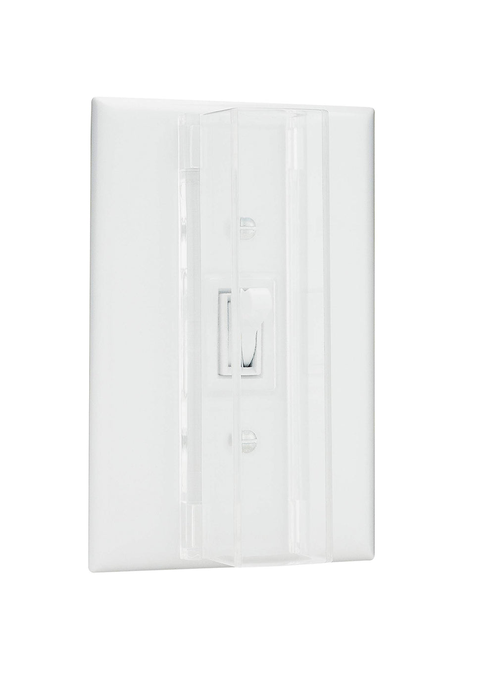 Safety Innovations guard measures 4 7/8 inches and fits standard switches