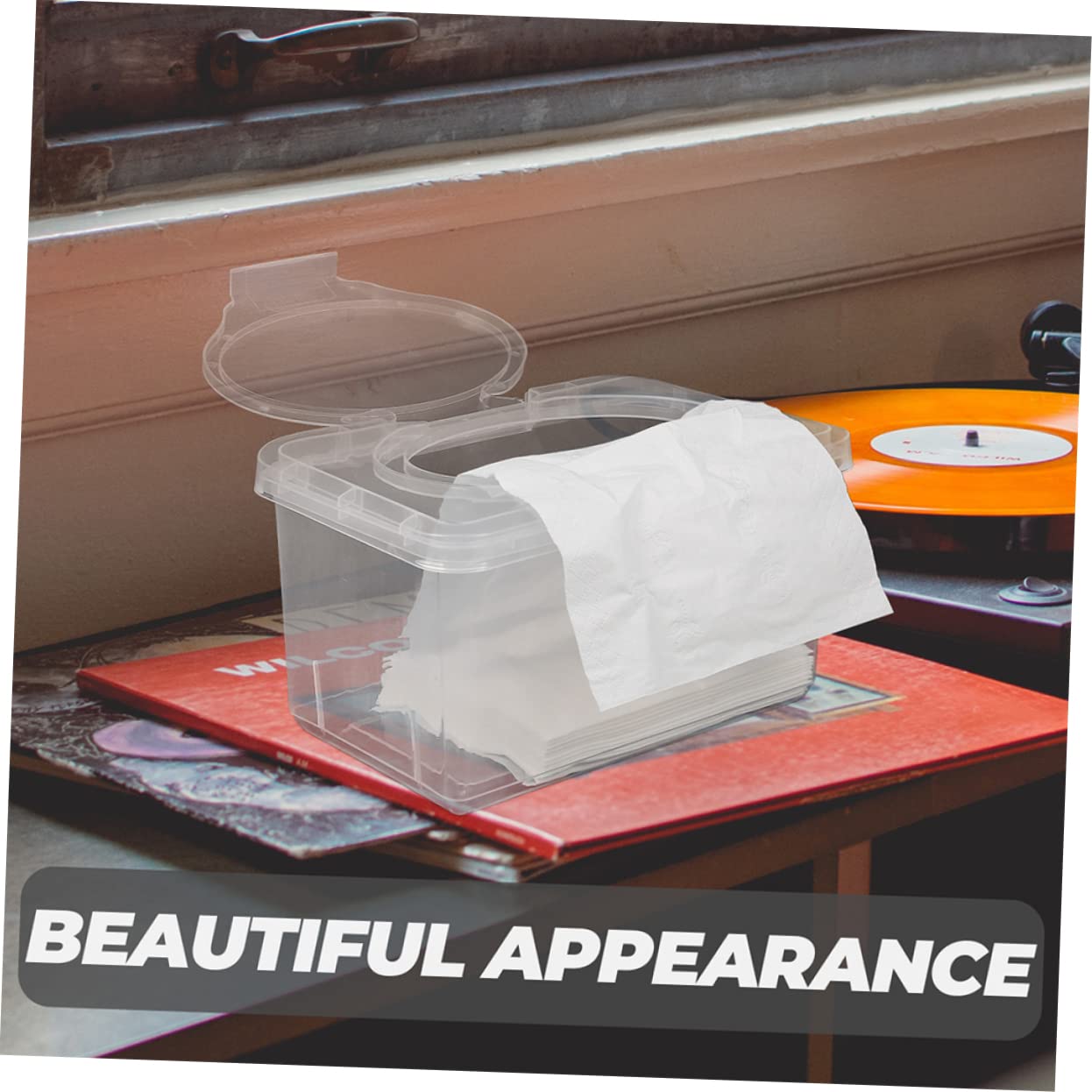 SAFIGLE compact sized wipes container fits in small spaces