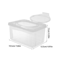 SAFIGLE baby wipes container lid open for quick one-handed access