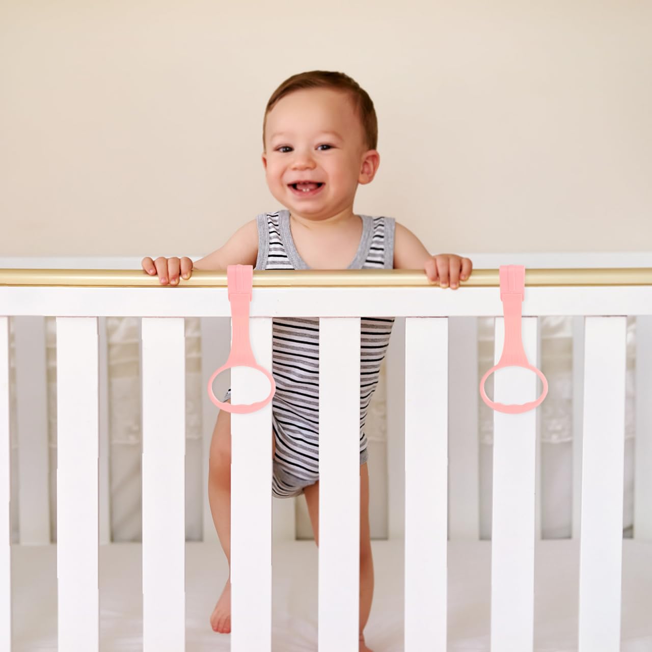 SAFIGLE cradle toy ring for supervised playtime and exploration