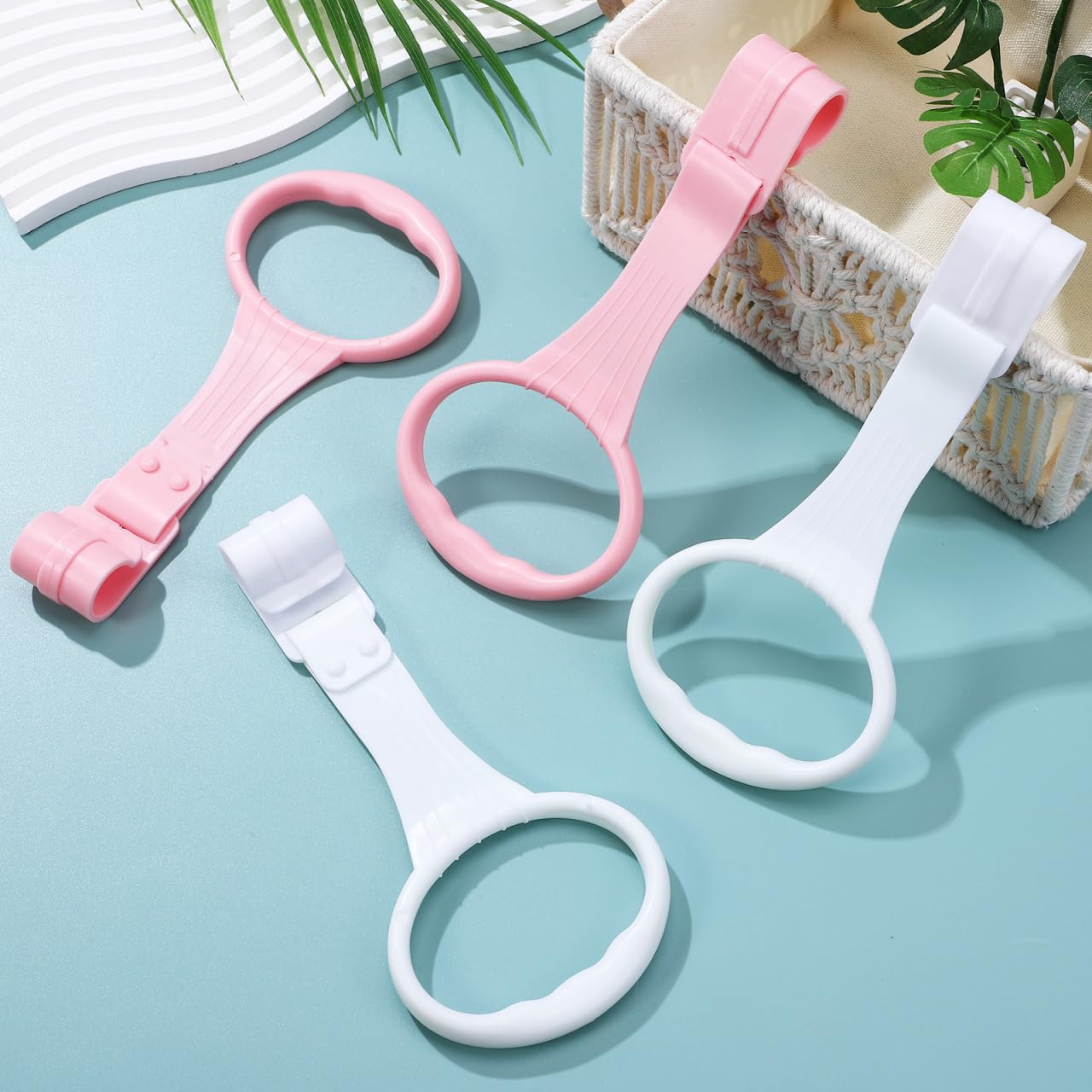SAFIGLE rings help parents support early mobility in safe environments.