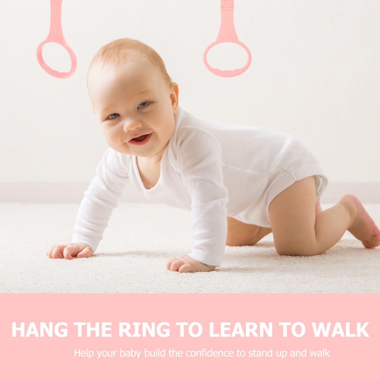 SAFIGLE walking training ring encourages early mobility in babies