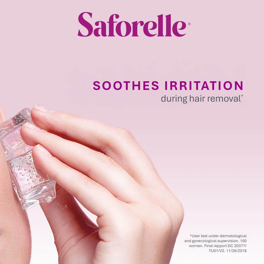 Saforelle allantoin helps with moisture and skin softness for sensitive areas