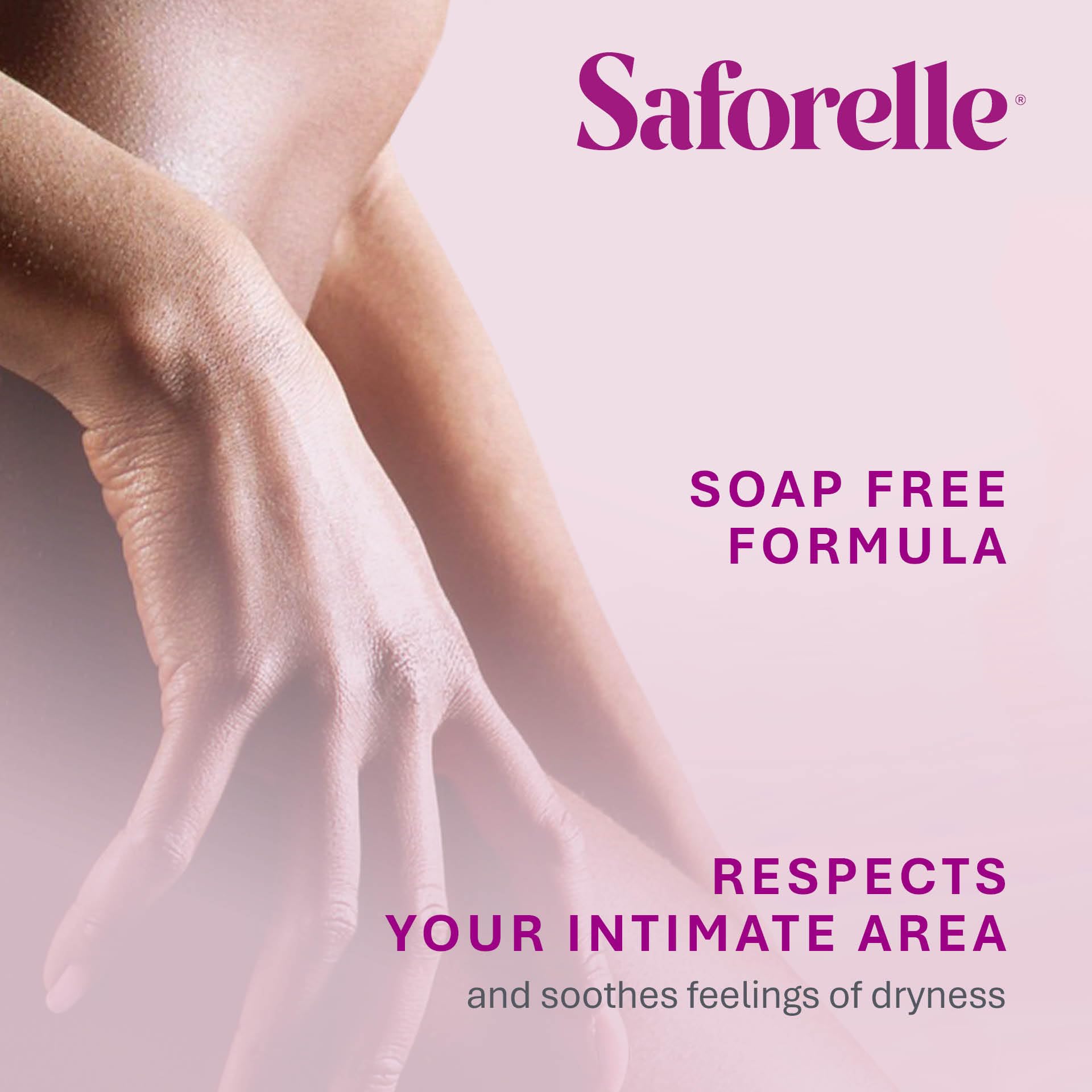 Saforelle with aloe vera provides gentle hydration and comfort.