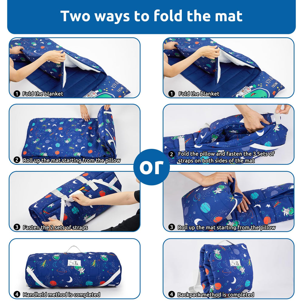 Safotad nap mat colors stay bright after washing.