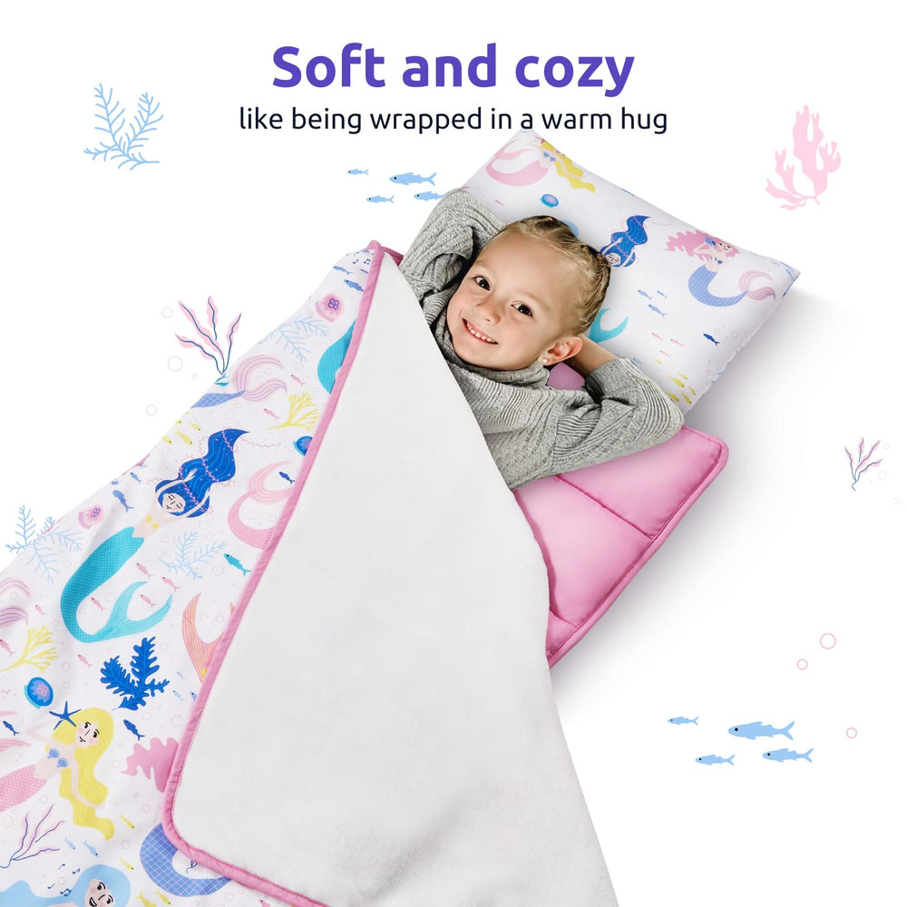 Safotad nap mat size specifications 54 x 33 inches for ages 3+