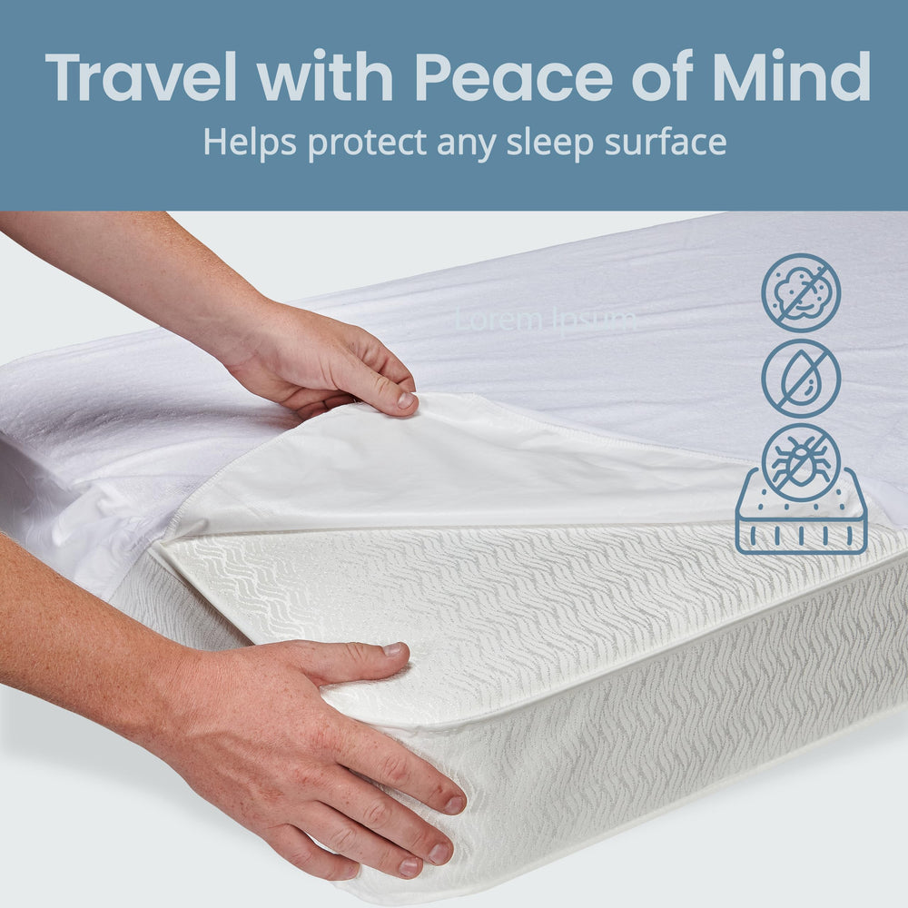 SafeRest newborn essential crib protector delivers durable protection.