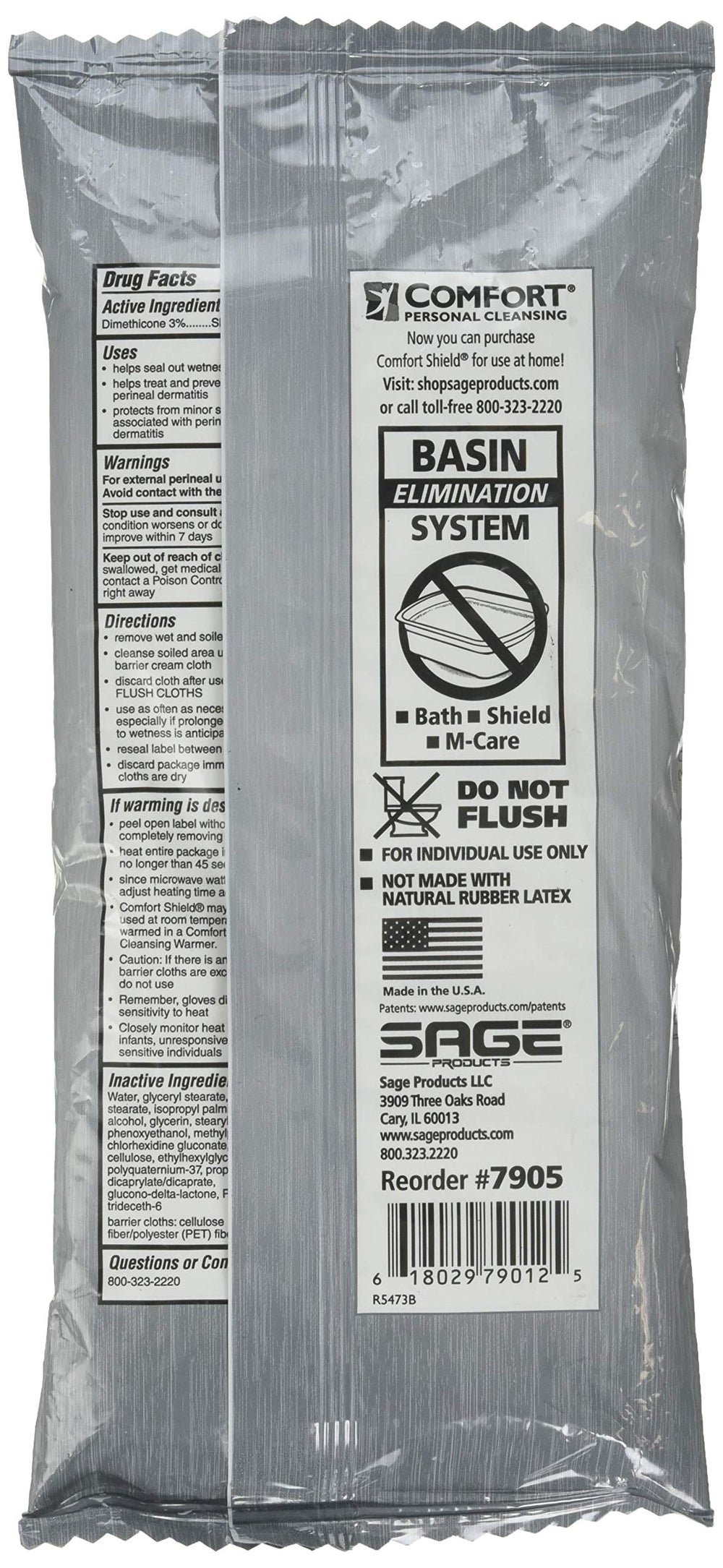 Sage Comfort Shield ultra-soft cloths close-up for gentle cleansing.
