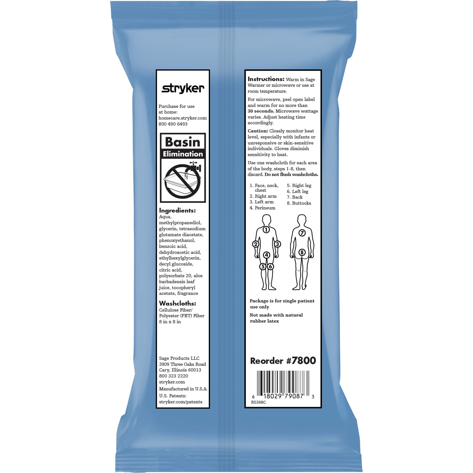 Sage Essential Comfort washcloths durable spun-fiber cloths for lasting use