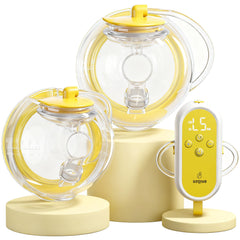 Saglve ABP-1308 hand-free pump inside the bra for discreet pumping on the go