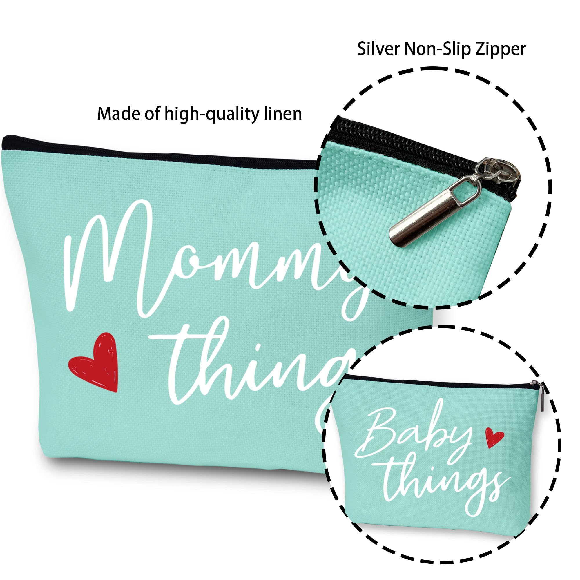 Sahjzk baby things pouch beige label in stroller organizer.