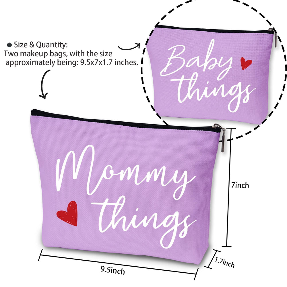 Sahjzk mommy-things and baby-things labels help quick rummage-free prep.