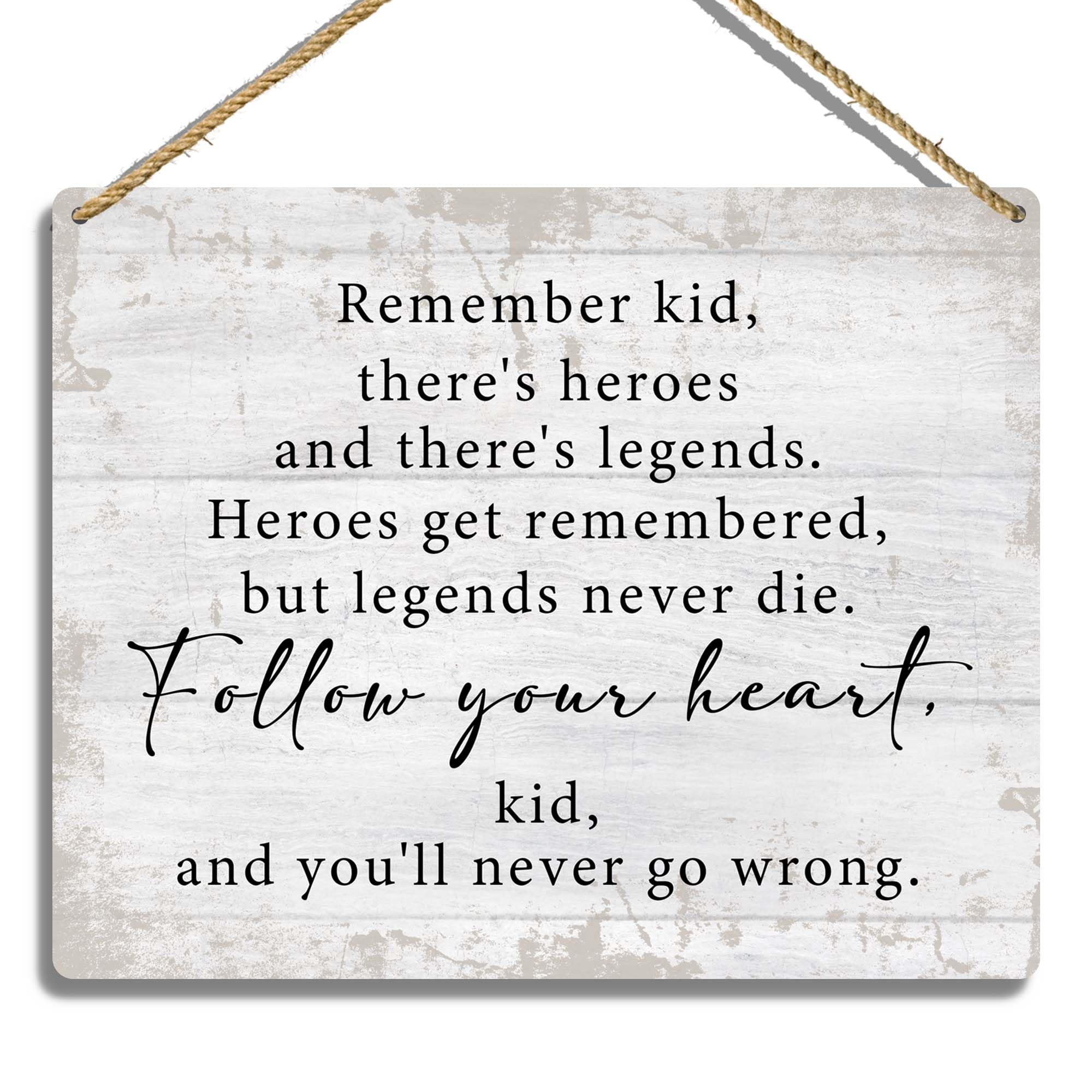 Sahjzk Sandlot Legends wooden wall plaque adds timeless charm to a boy's room