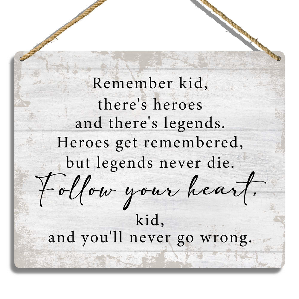Sahjzk Sandlot Legends wooden wall plaque adds timeless charm to a boy's room