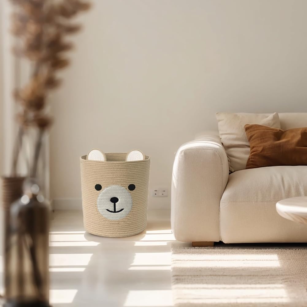 Saiiwnn Bear Basket makes a thoughtful baby shower gift for new parents.
