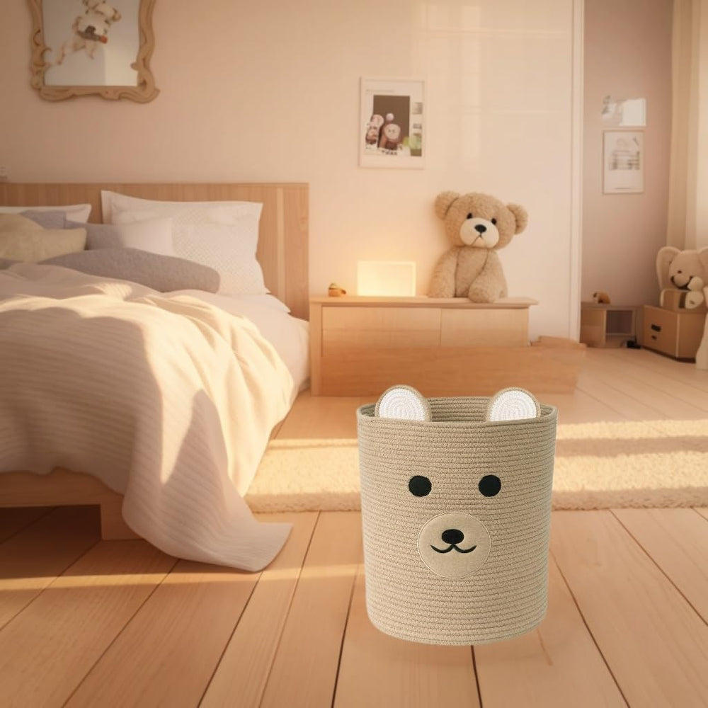 Saiiwnn gift-ready bear basket makes a thoughtful baby shower present