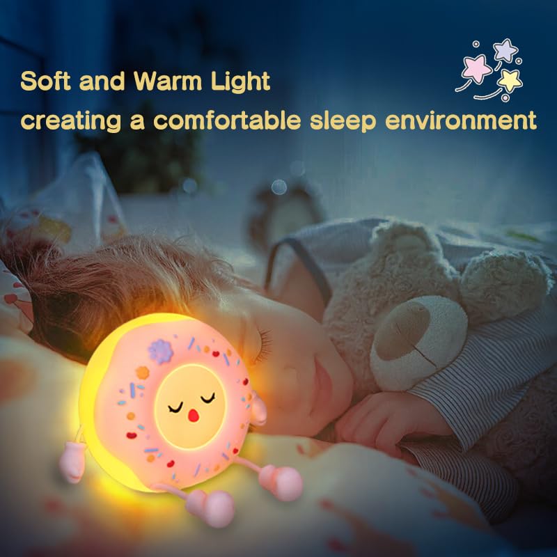SAILINGFLO Donut Lamp rechargeable USB-C for easy charging.