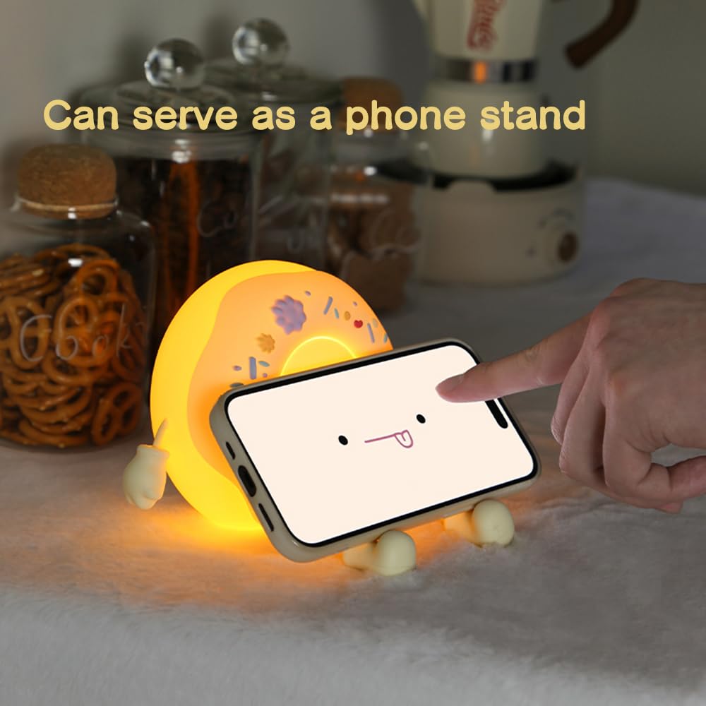 SAILINGFLO Donut Lamp USB charging port highlights rechargeable convenience