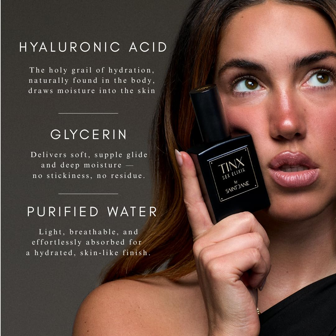 Hyaluronic acid is a key ingredient delivering hydration and plump feel.