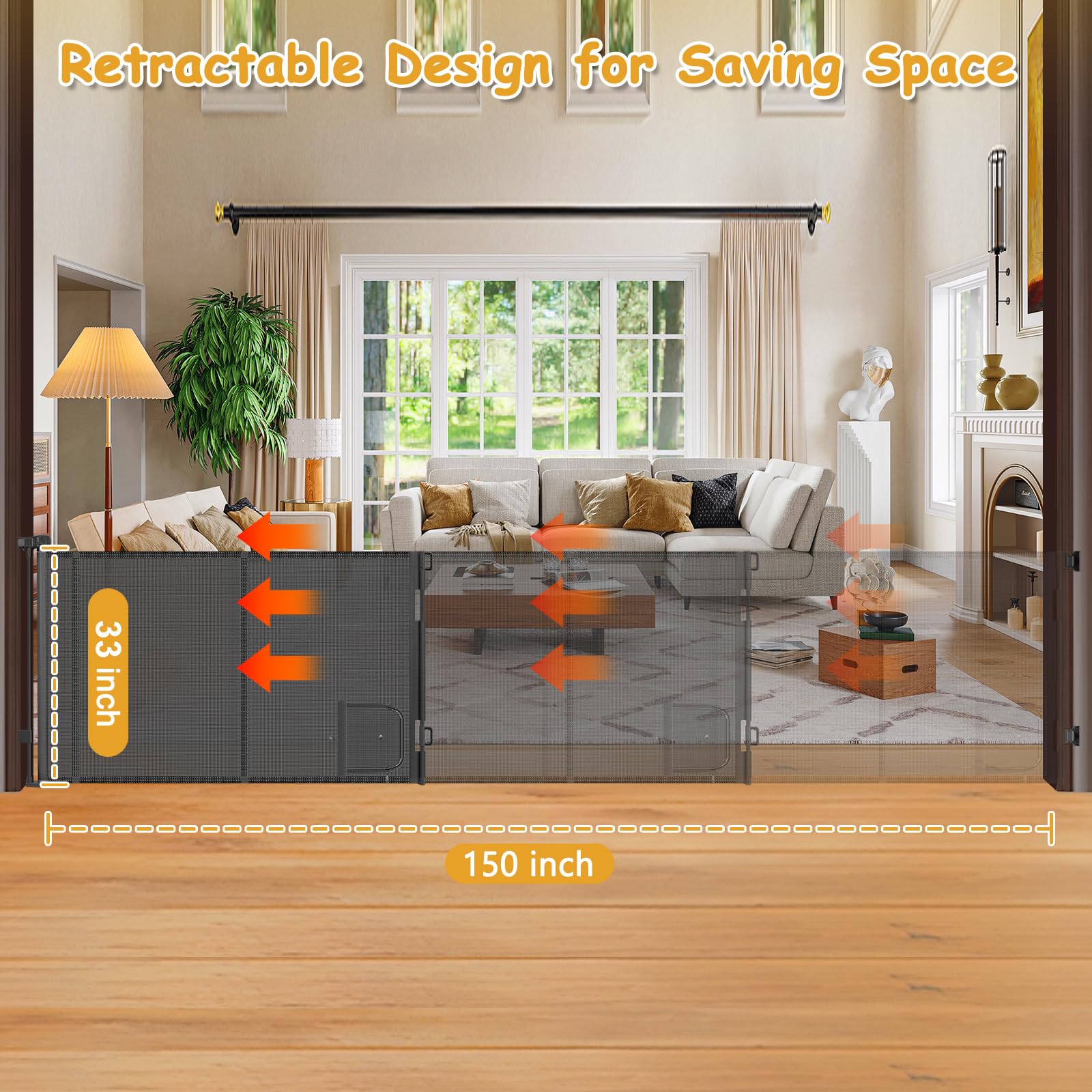 Sair pet cat door access enables cats to pass through safely.