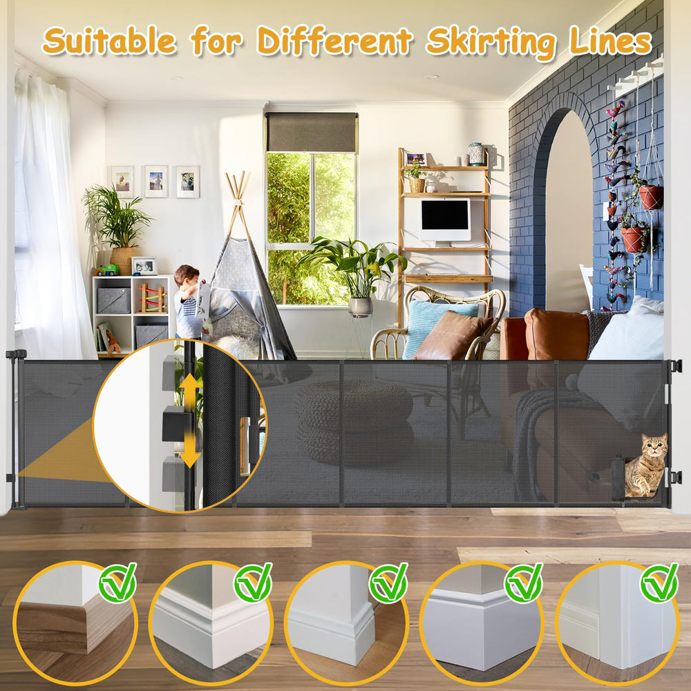 Sair pet durable PVC material resists scratching and wear.