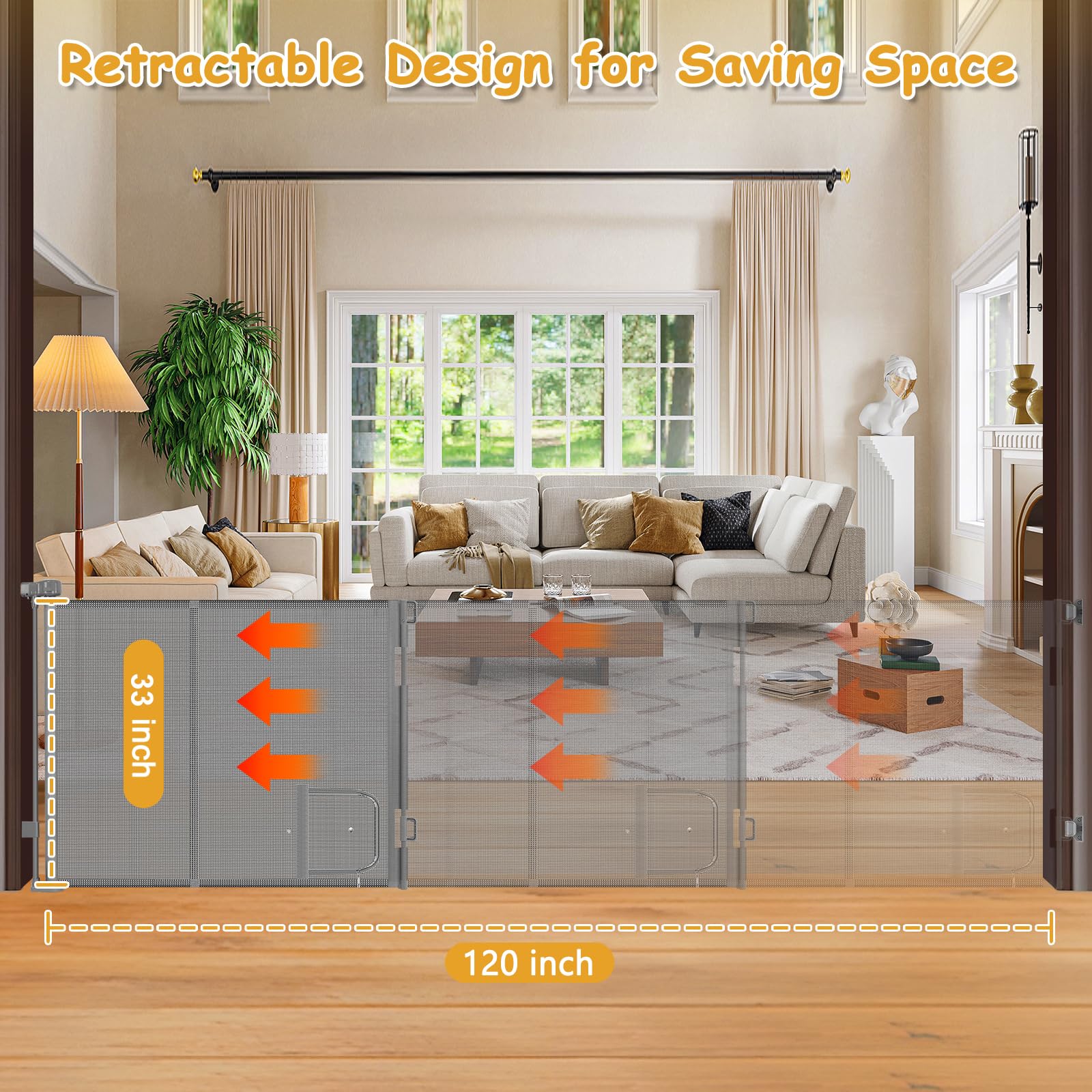 Sair Pet durable PVC material resists scratching for daily use.