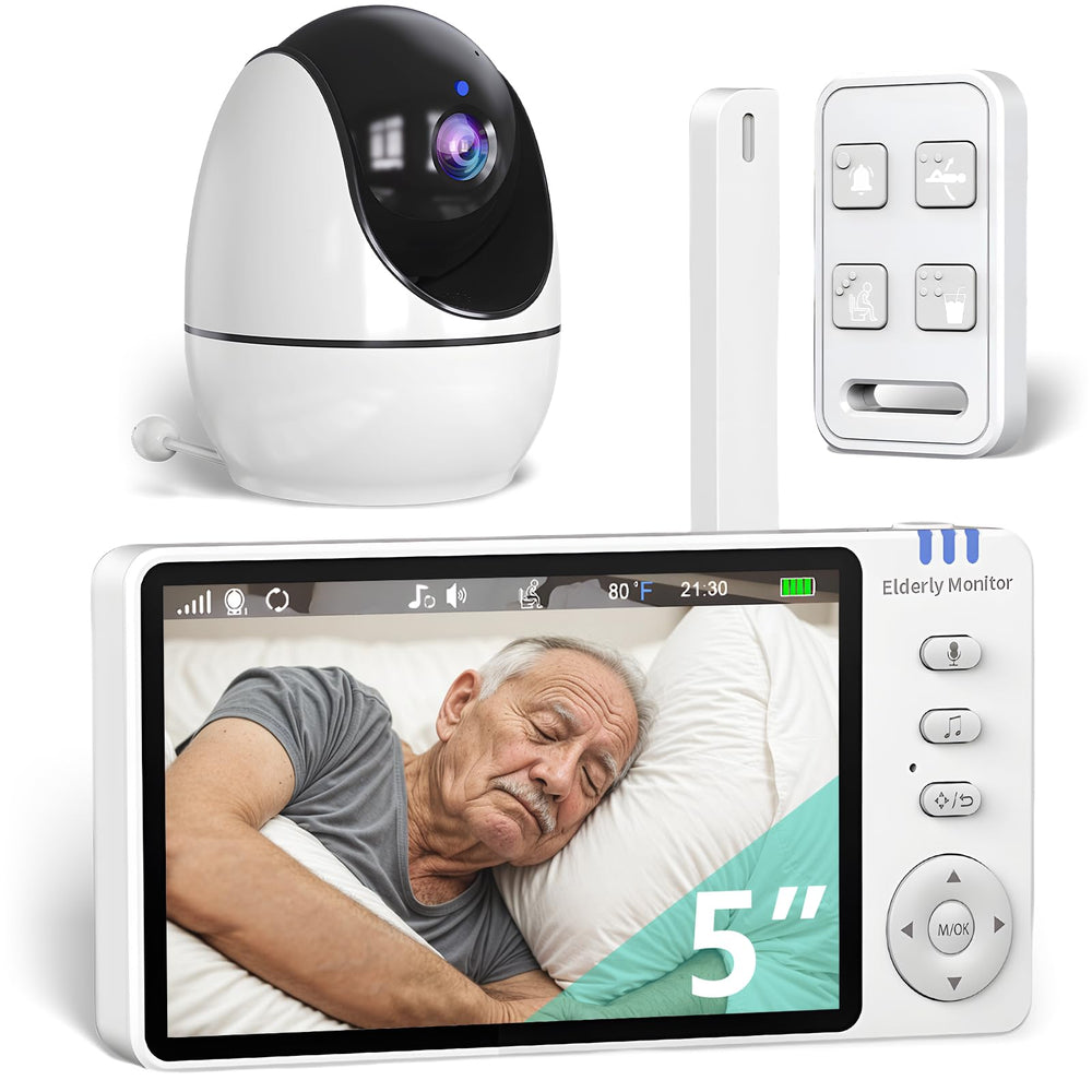 Sair pet elderly monitor camera angle offers a wide field for easy monitoring.