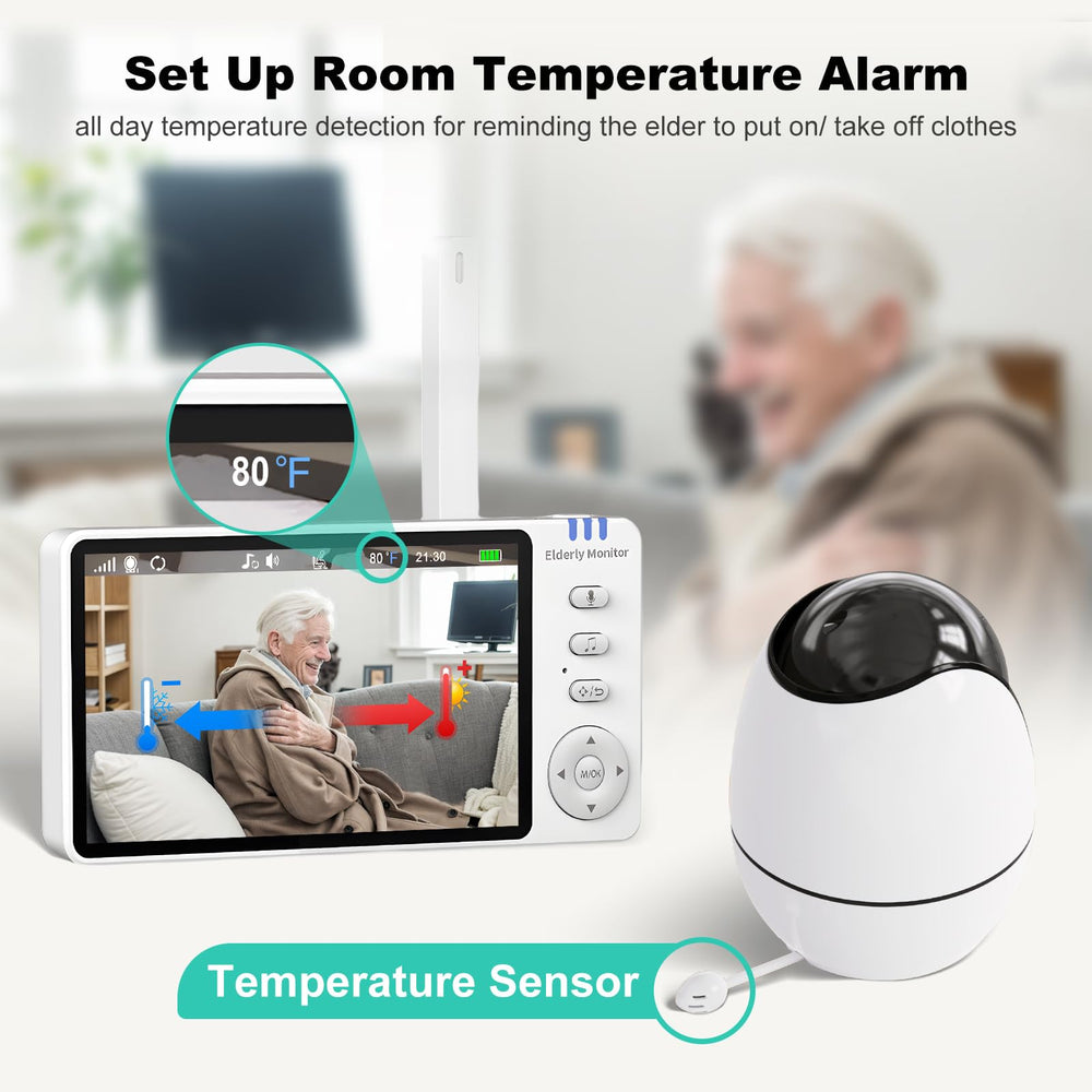 Sair pet elderly monitor temperature alert helps manage comfort.