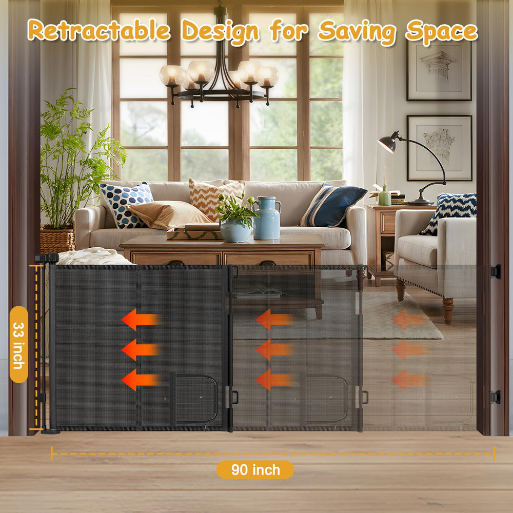 Sair pet reinforced bars prevent sagging and climbing.