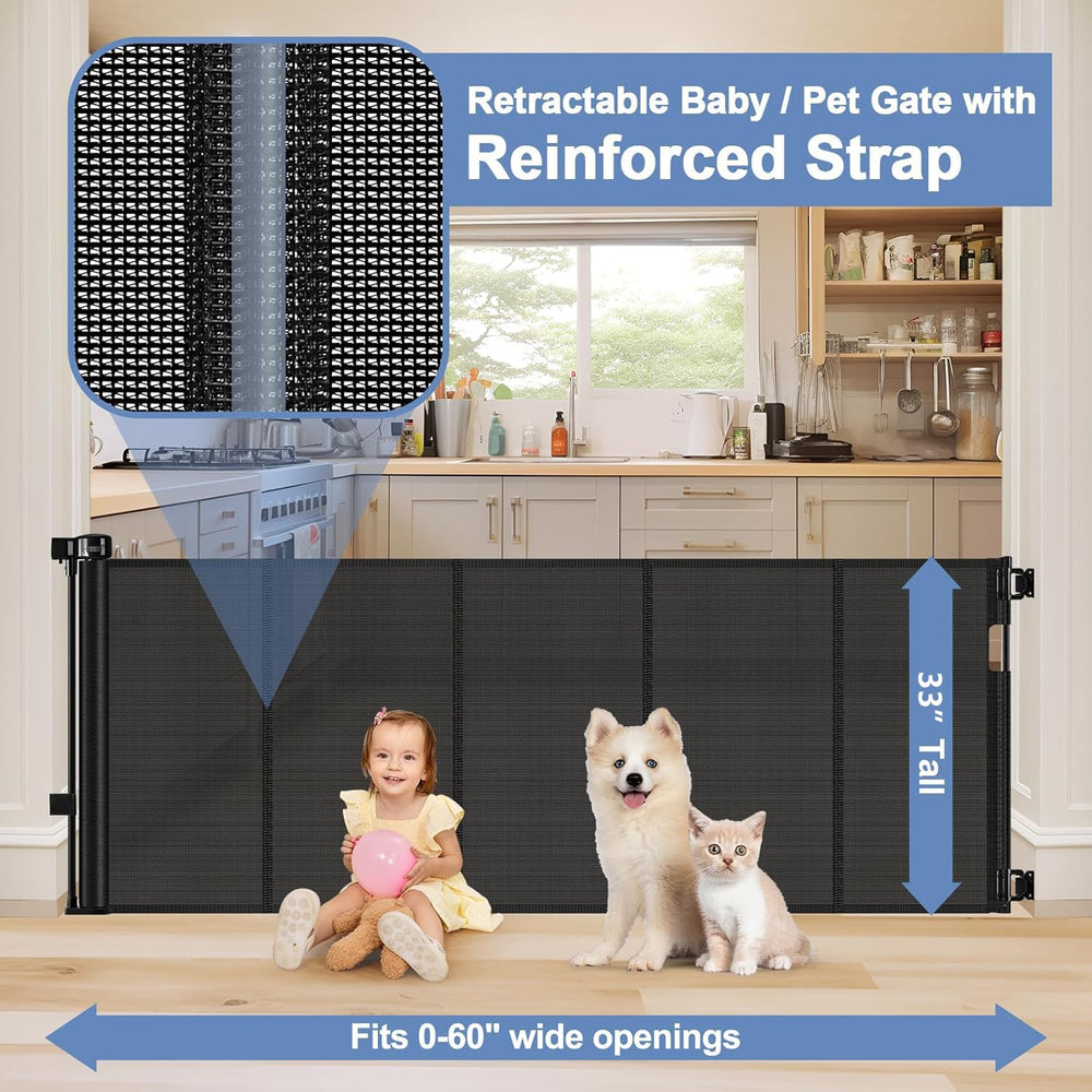 Sair Pet gate bracket adjustable detail enables snug fit over baseboards for zero gaps.