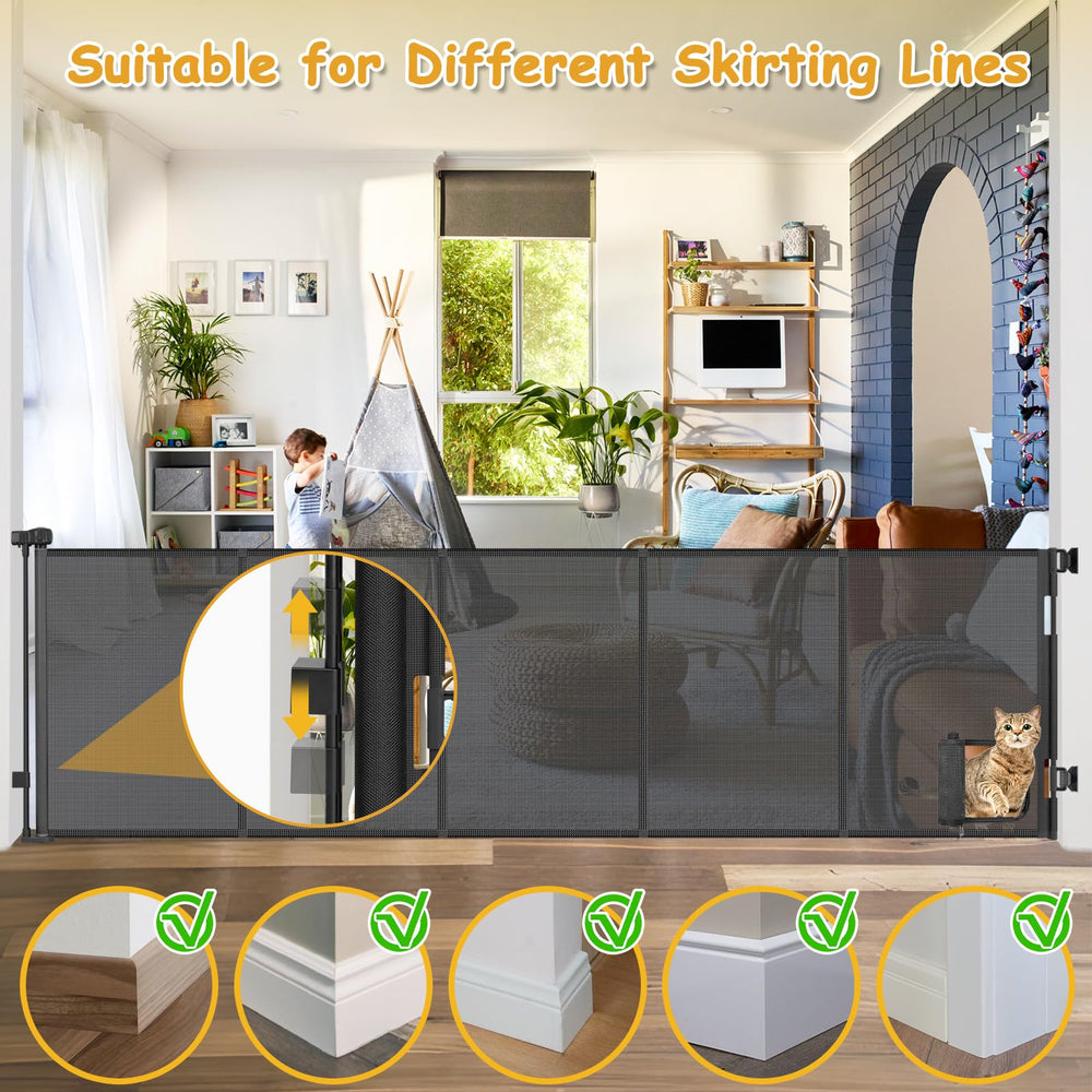 Sair Pet wide gate compact storage when not in use