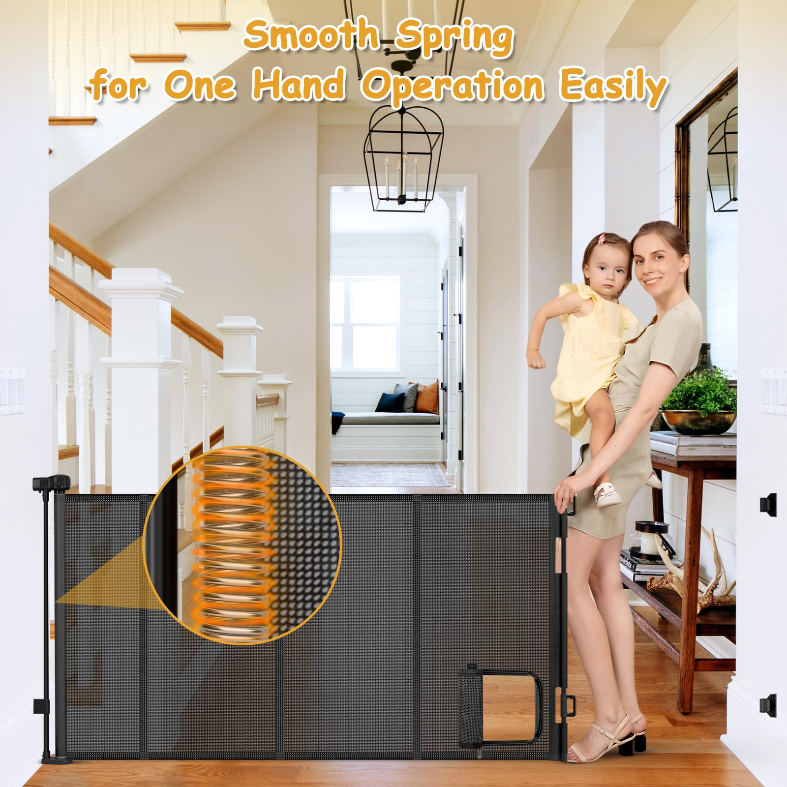 Sair pet retractable design saves space in living areas.