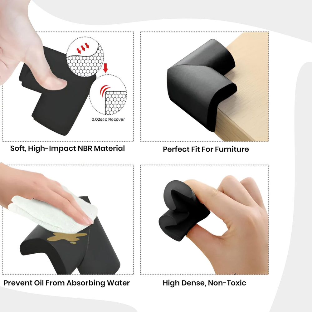 SaiTech IT non-toxic corner protectors offer safe, odor-free protection.