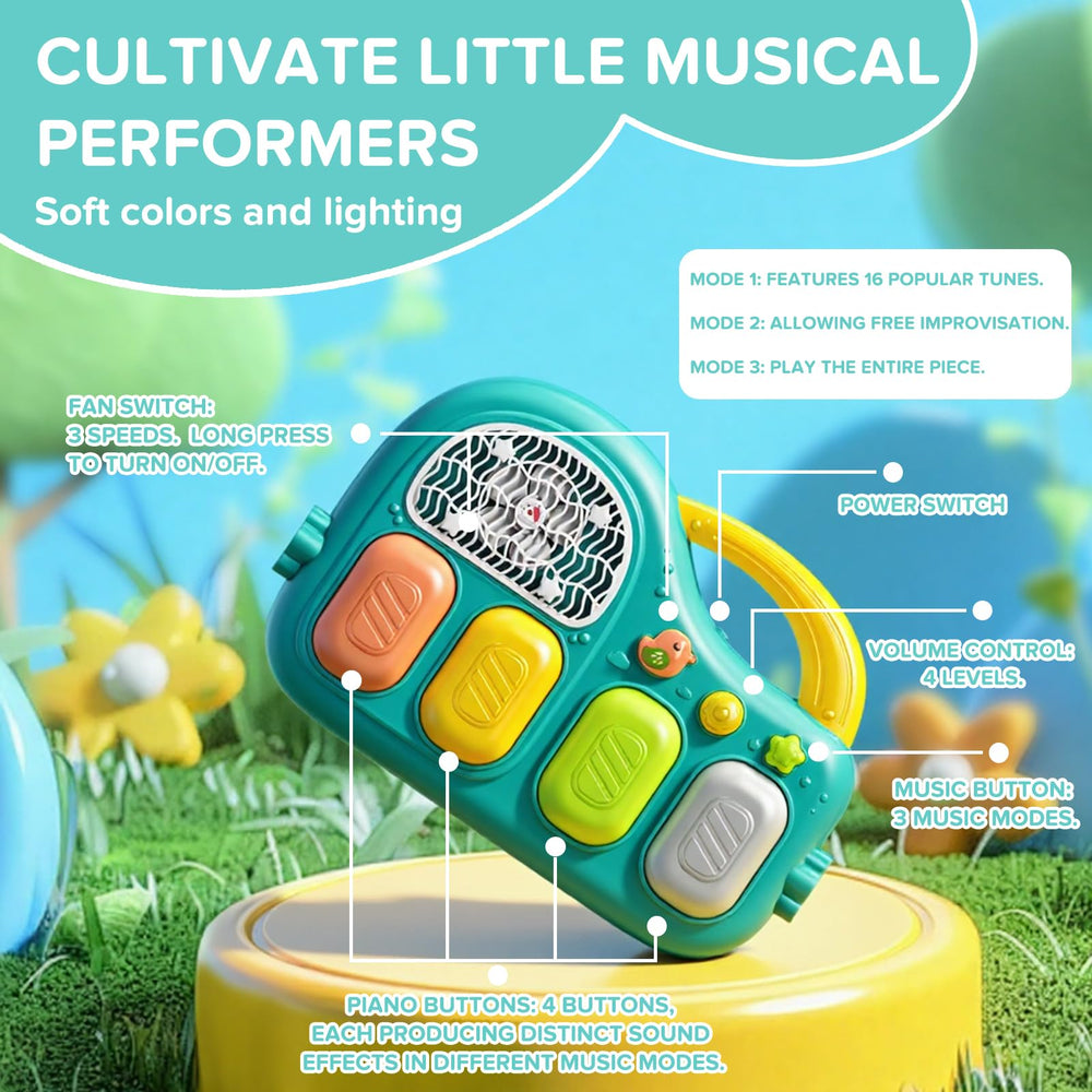 SAKAKI Baby Play Mat features a self-discovery mirror for visual exploration during play.