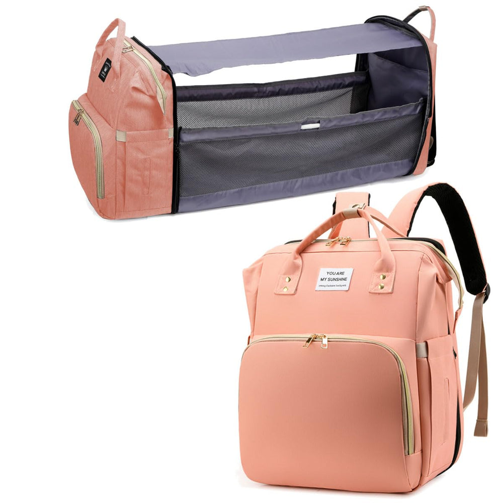 SALIFA diaper bag convertible as backpack or tote for versatile everyday use.