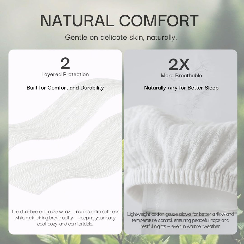 Salt Earth 100% organic cotton muslin feels breathable