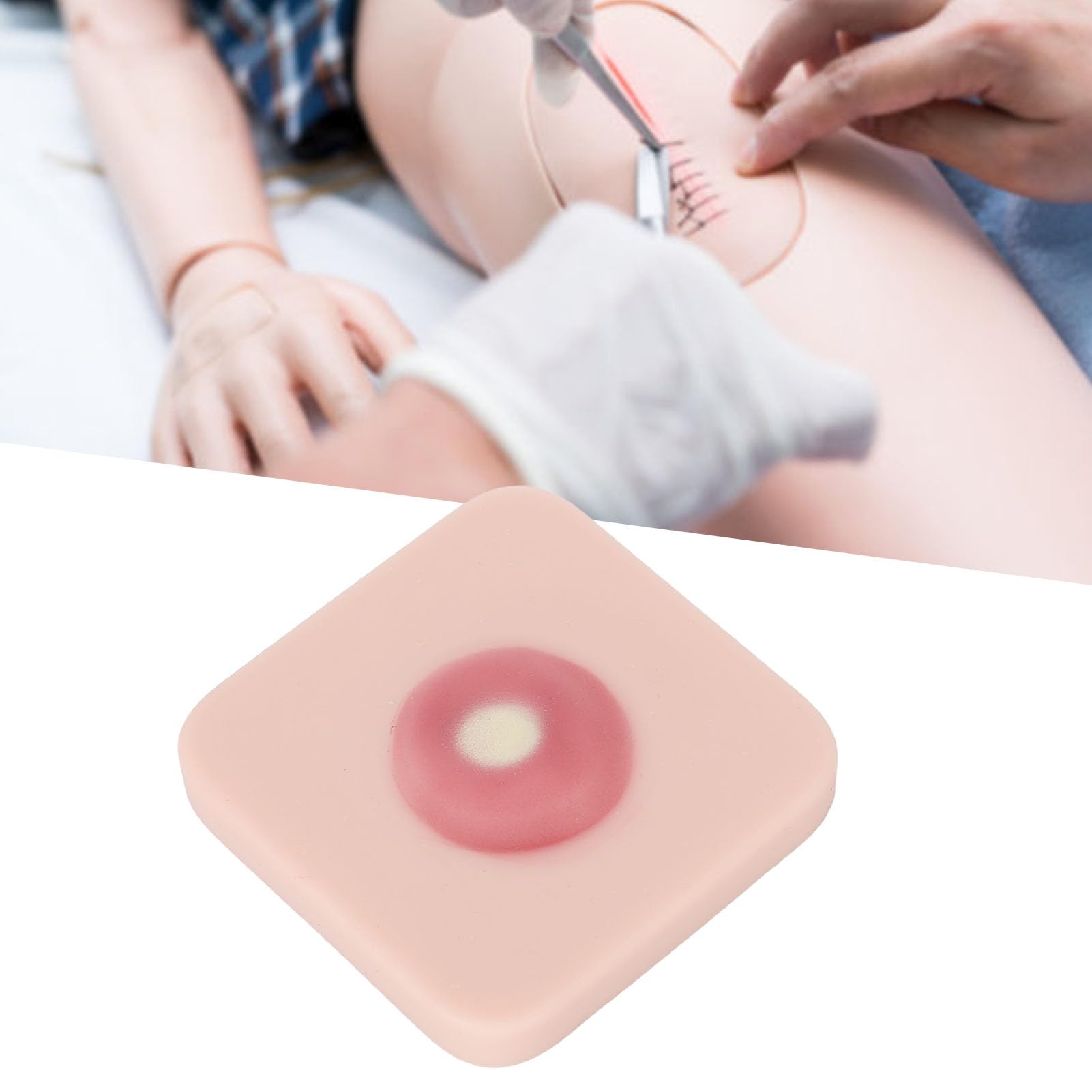 Saluaqui drainage pad for practice highlights realistic pus simulation