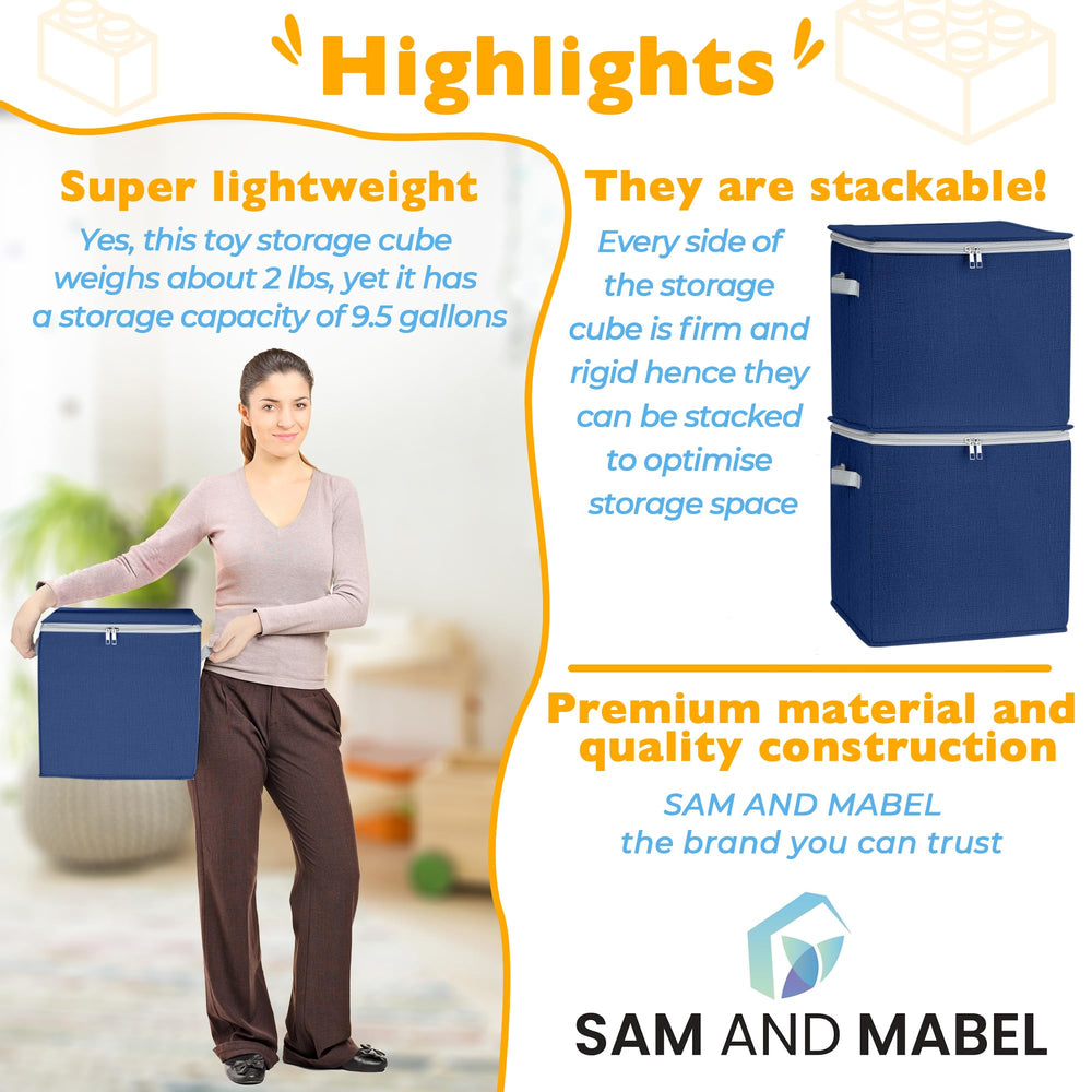 SAM AND MABEL tidy playroom organization for busy families.