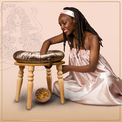 Sama Handcraft hand-stitched cover seat with luxurious texture