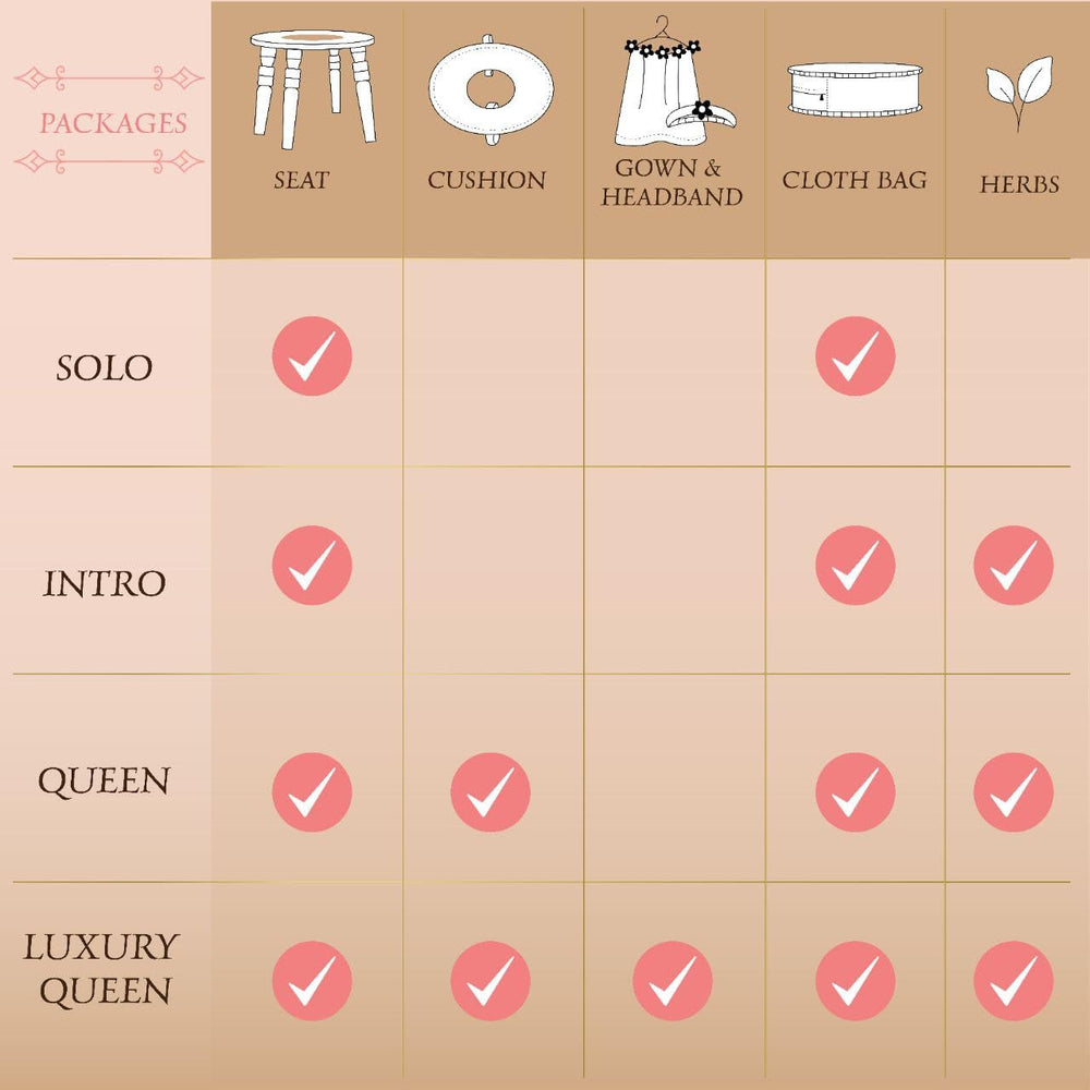 Sama Handcraft queen package wooden seat cushion increases comfort