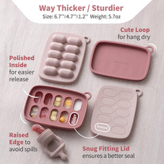 SAMiGO premium silicone is BPA-free and durable for little hands