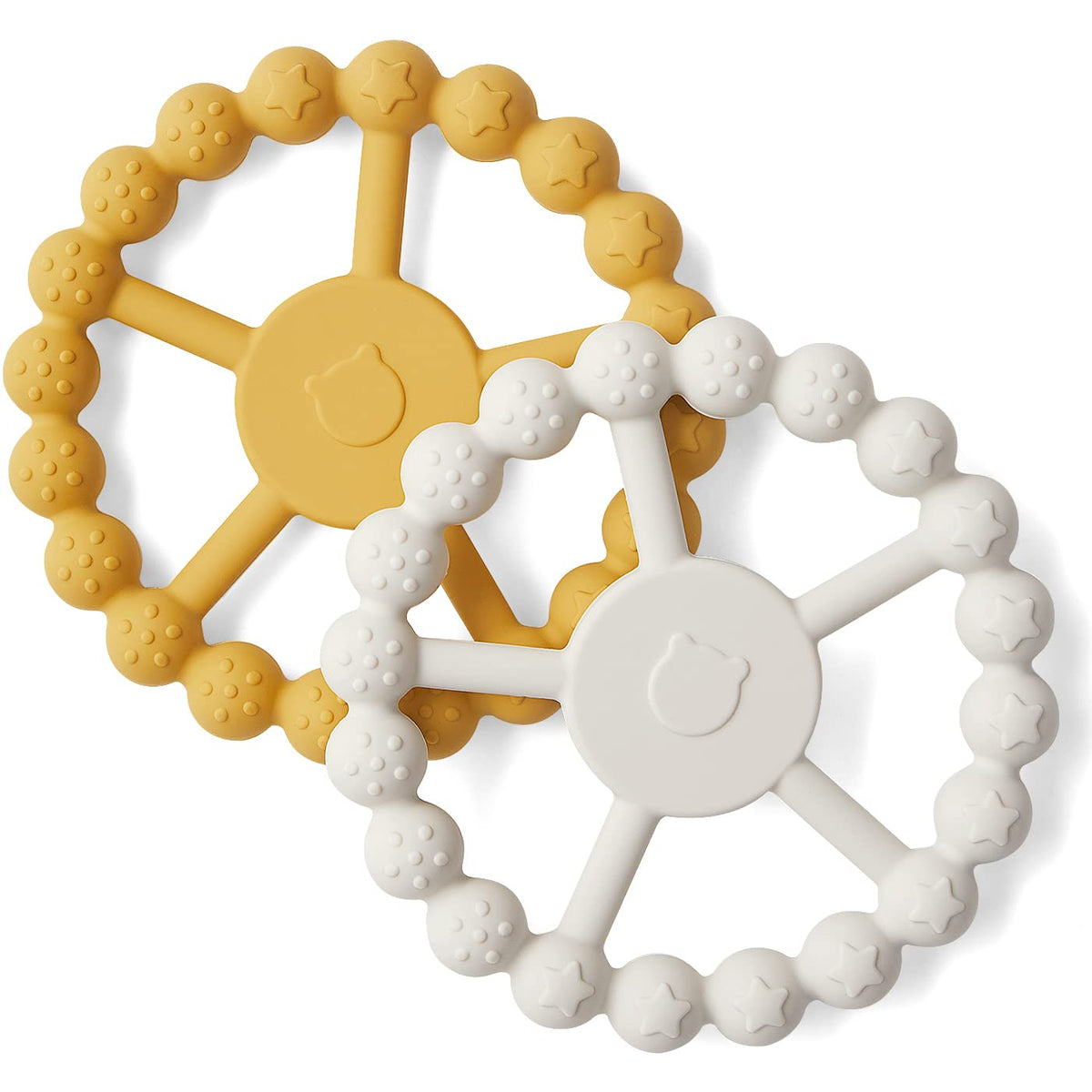 Samigo Ring teether ferris wheel design for engaging teething play and soothing gums.