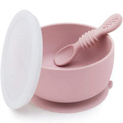 SAMiGO suction bowl demonstrating mess-free feeding on a smooth surface