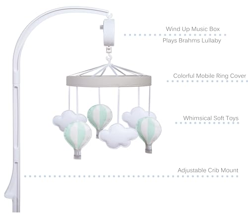 Sammy & Lou mobile easily attaches to standard cribs for quick setup.