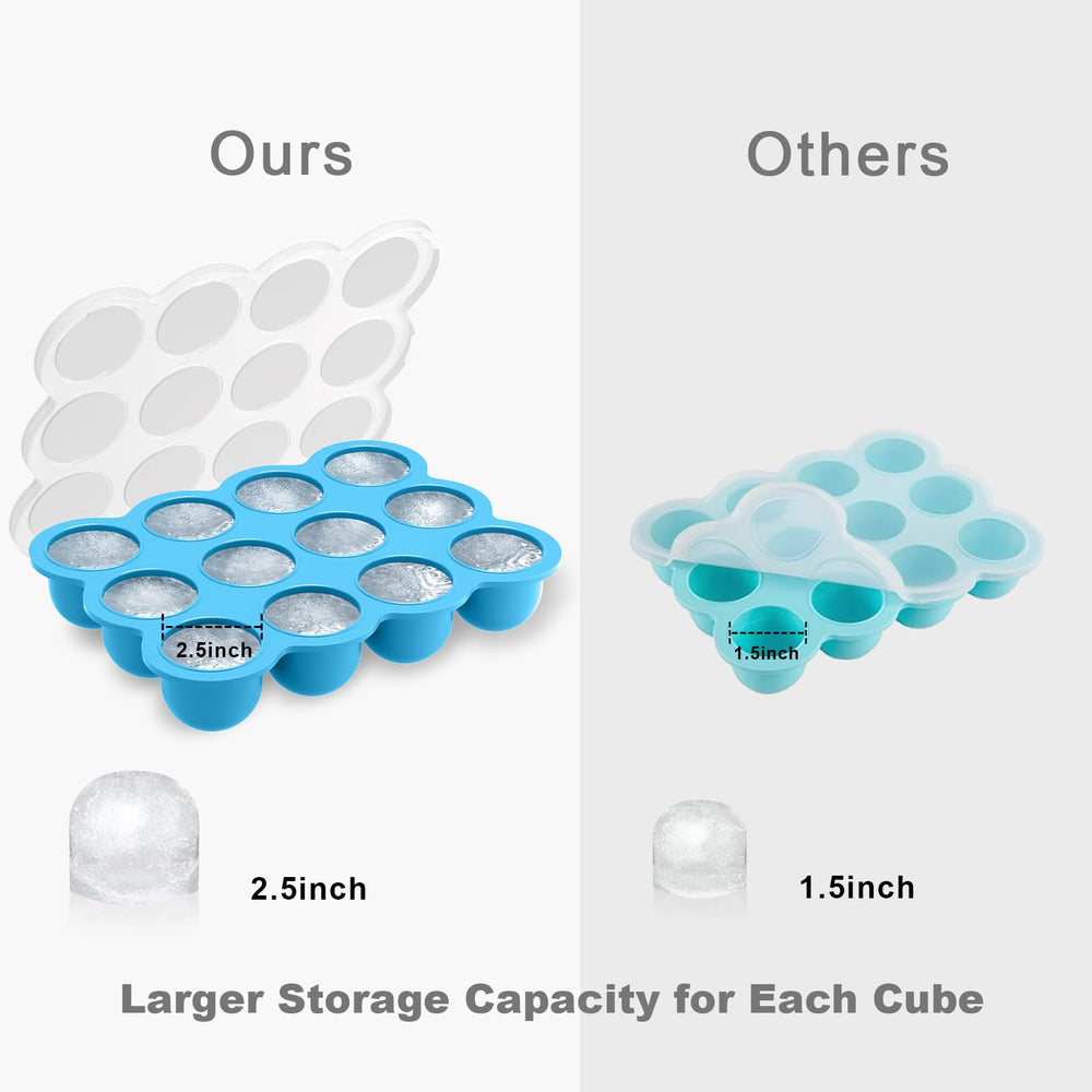 Samuelworld breast milk storage tray blue keeps milk fresh