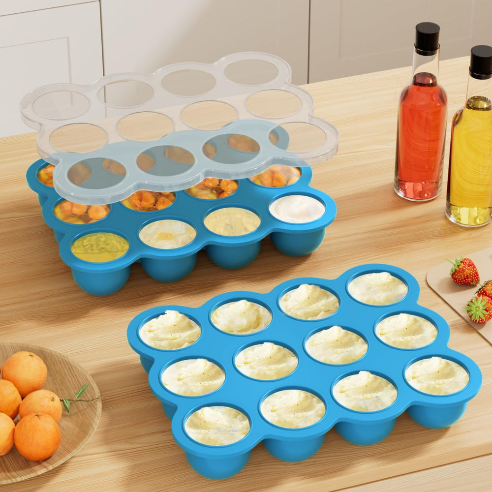 Samuelworld ice cube tray blue for quick cold treats