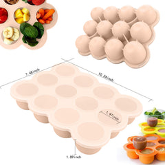 Samuelworld stacked freezer trays help organize portions and save freezer space